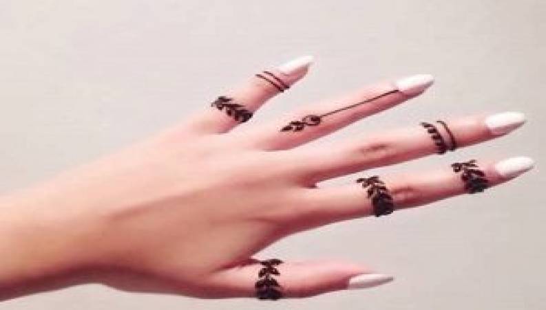 آموزش طراحی حنا روی دست : قسمت 10