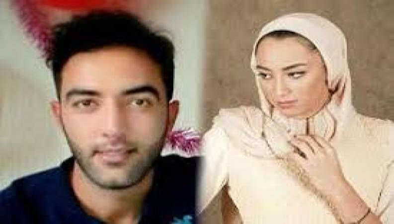 کیمیا علیزاده و همسرش در برنامه ی زنده