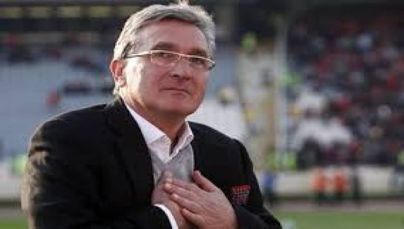 شادمانی برانکو پس از گلزنی پرسپولیس به السد از جایگاه