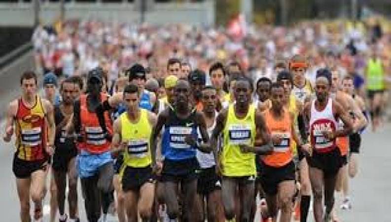 جاری شدن سیل عجیب در مسابقه ی ماراتن