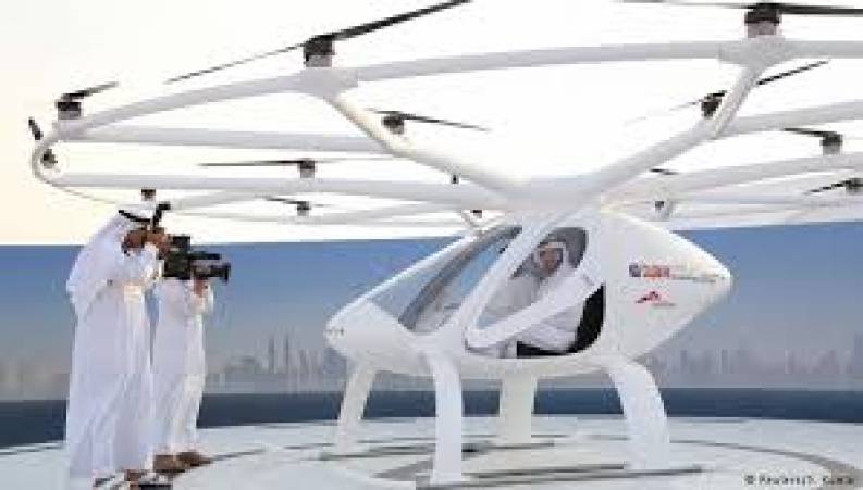 رونمایی از اولین تاکسی هوایی در دبی 