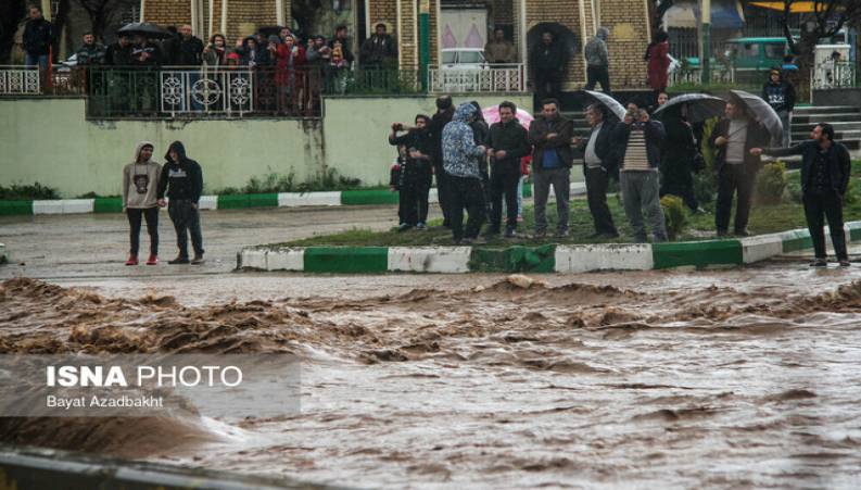 سیل وحشتناک در لرستان