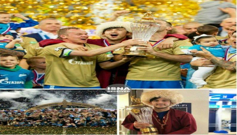 جشن قهرمانی زنیت با حضور سردار لباس محلی پوش