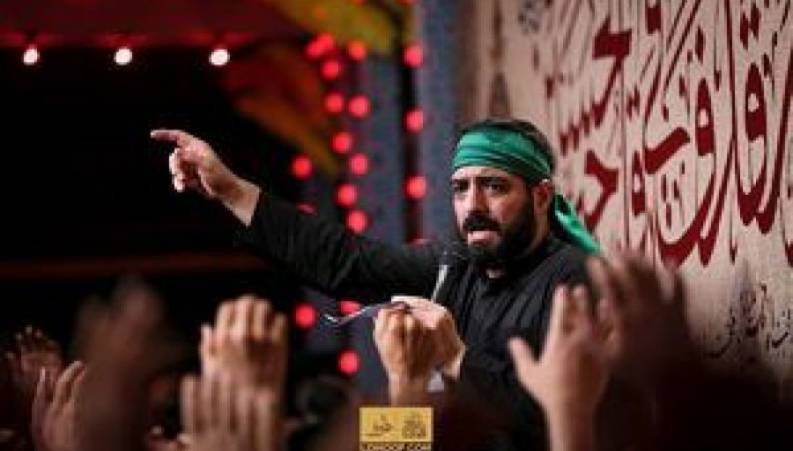 سیدمجید بنی فاطمه در خانه سردار و اشک های پسر شهید سلیمانی