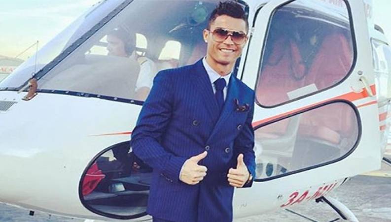 خوشگذرانی کریس رونالد در میان شیوخ عرب 