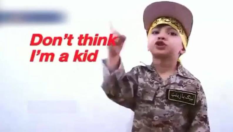 رجزخوانی طوفانی کودک ۴ ساله برای ترامپ 