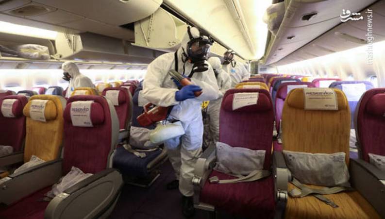 خلبان شیرزاد فرزانه از جدال با ویروس کرونا در داخل هواپیما می گوید