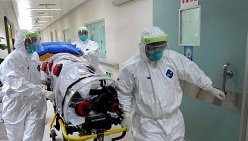 اجساد بیماران مبتلا به کرونا در بیمارستانی در چین