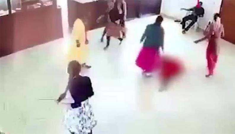 لحظه مرگ دختر 14 ساله دانش آموز در کلاس ورزش! 