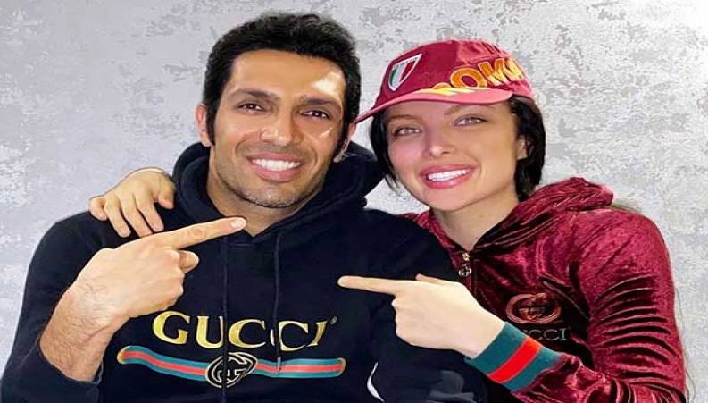 آرام جوینده همسر سپهر حیدری در بیمارستان برای تولد فرزند دومش