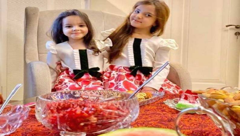  چالش جالب بطری تیارا و ویانا دختران رضا صادقی در خانه 