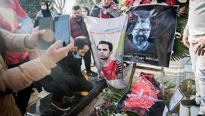 چهلمین روز درگذشت زنده یاد مهرداد میناوند در بهشت زهرا