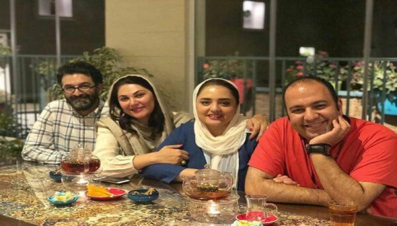 دورهمی نسرین مقانلو  ستاره اسکندری و علی اوجی در کیش