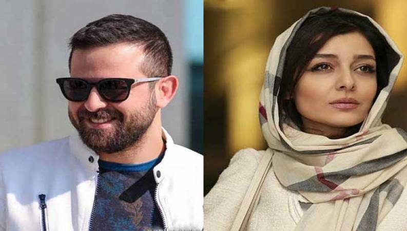 کل کل هومن سیدی با ساره بیات در سریال گیسو