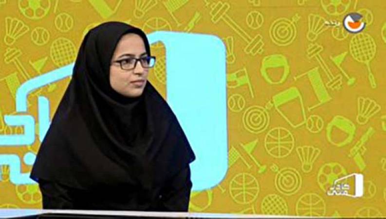 لحظه بیهوش شدن مهمان زن برنامه شبکه ورزش در پخش زنده