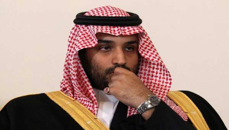 حرکات عجیب بن سلمان در مصاحبه زنده تلویزیونی