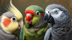 صدای طوطی برای تمرین 