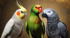 صدای صوتی طوطی برای آموزش و تمرین