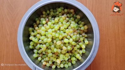 طرز تهیه شیره انگور خانگی با خاک سفید و تمام نکات