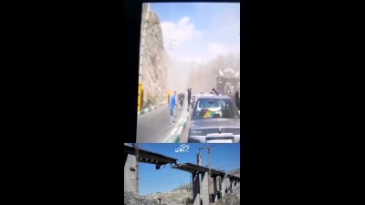 ویدئوی جدید از لحظه بمباران پل B1 کرج منتشر شد | فیلمی تازه از حمله هوایی آمریکا
