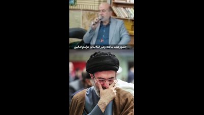 روایتی تازه از حضور شبانه رهبر انقلاب در مراسم تدفین رهبر شهید | مداح قمی: از نیمه‌شب تا اقامه نماز صبح