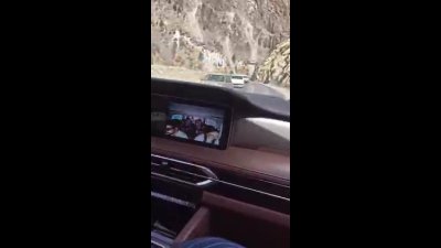 ویدئوی وایرال‌شده از لحظه تصادف در جاده چالوس