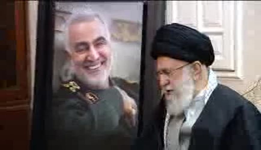 حضور رهبر انقلاب در منزل شهید سردا سلیمانی