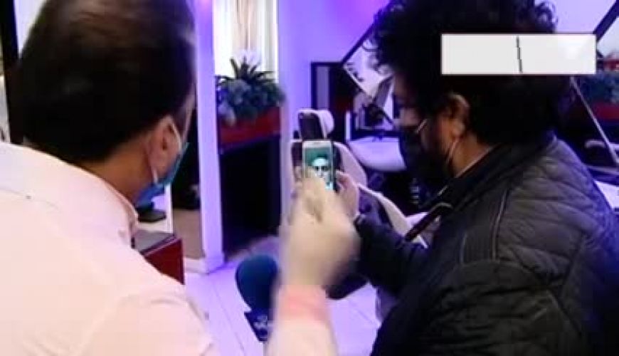 آرایشگاه رفتن حسینی بای گزارش اخبار و سوژه انتقاد شبکه‌های اجتماعی شد!