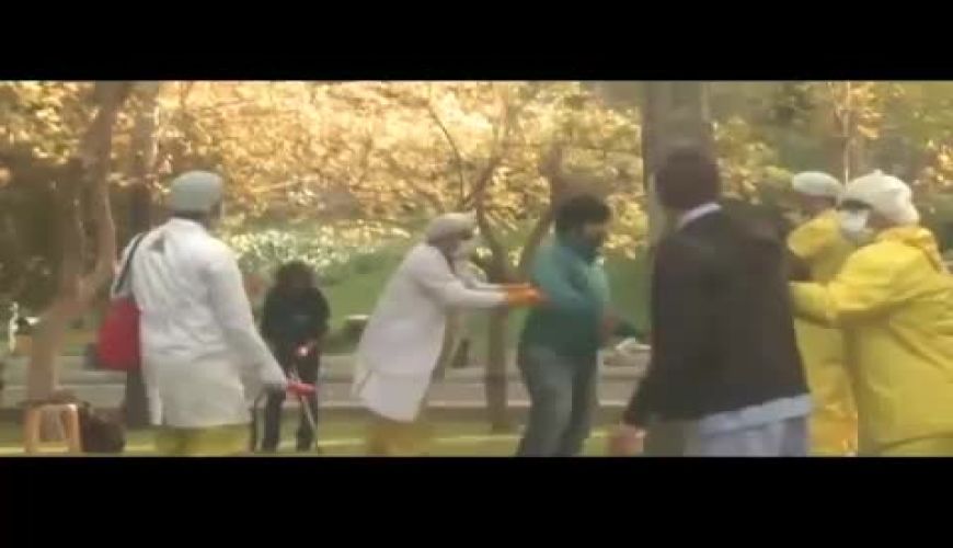 وحشت و فرار هنرپیشه سرشناس از یک بیمار !