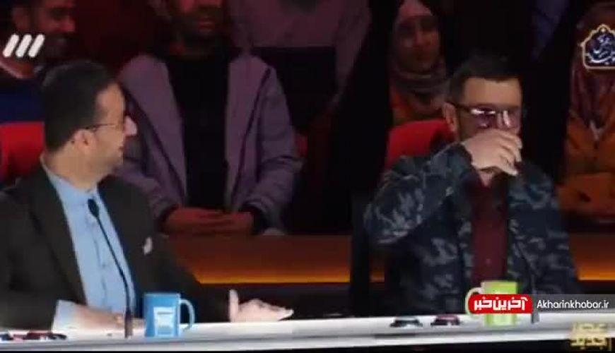 رقص امین حیایی با قهوه عربی