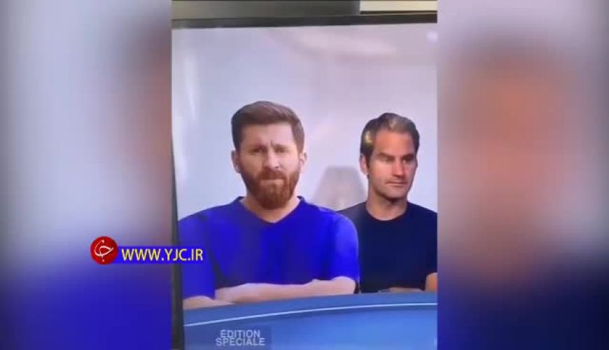 گاف یک شبکه خبری عکس رضا پرستش به جای لیونل مسی