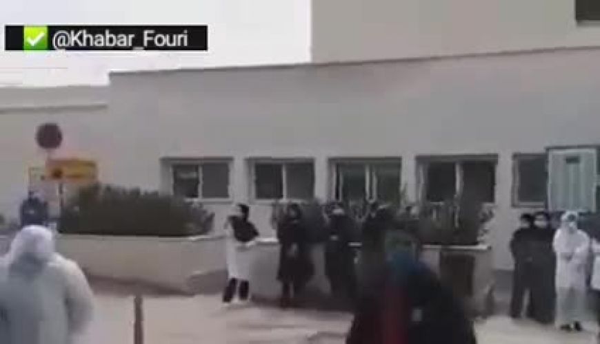 رقص محلی پرستاران و کارکنان بیمارستان امام خمینی