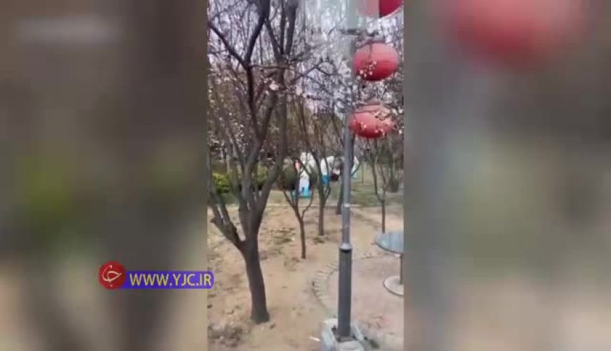 فرار یک دختر جوان از ترس قرنطینه شدن 