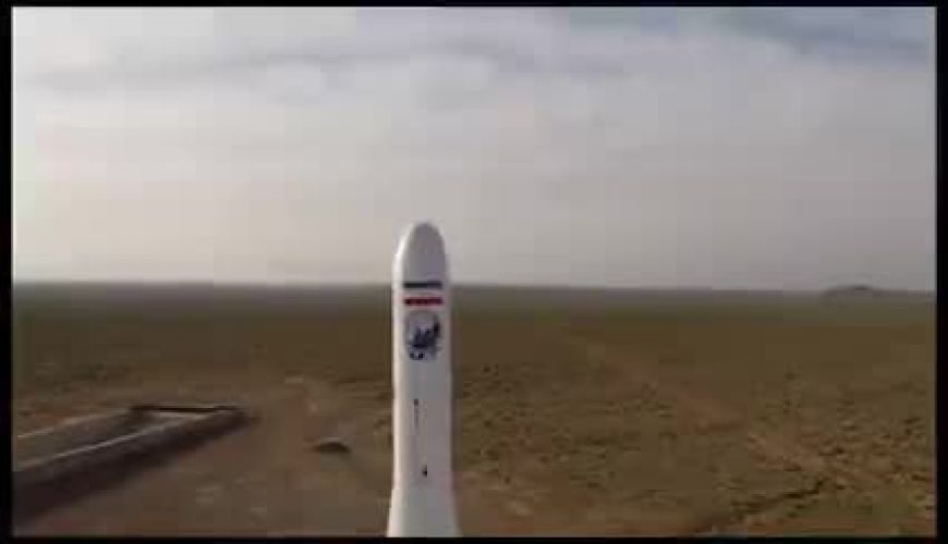 نخستين فیلم از پرتاب موفق اولين ماهواره نظامي ايران