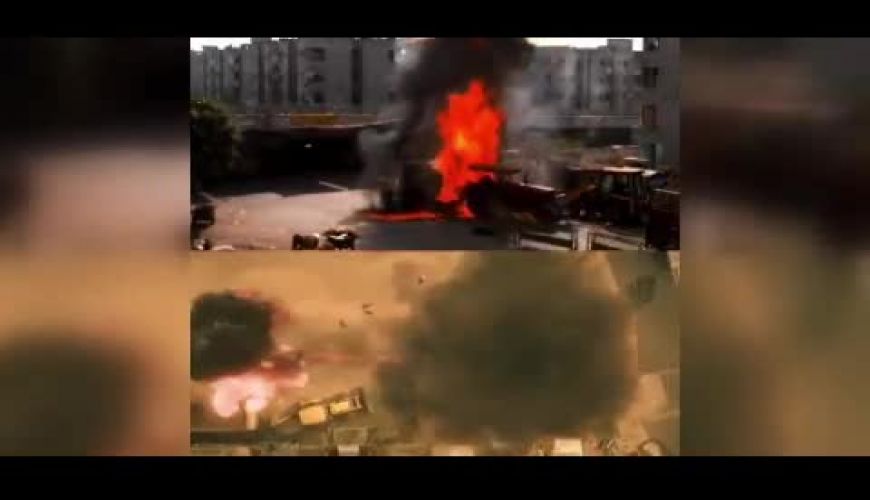  کارگردان فیلم جدید گلشیفته اینگونه روی کاپوت ماشین با سرعت 96 