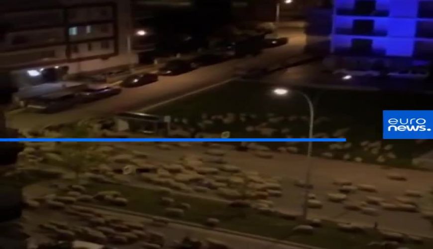  اتفاق عجیب در یکی از خیابان های قرنطینه ترکیه!