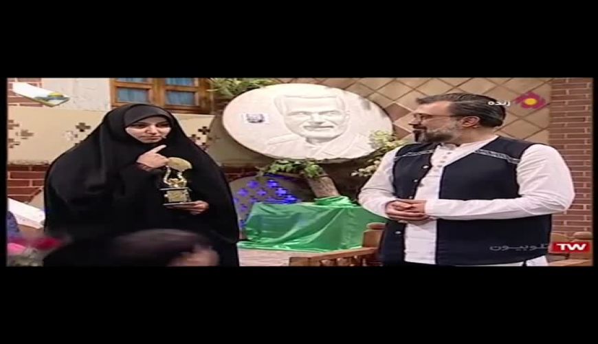 حضور دختر بزرگ شهید سردار سلیمانی در تلویزیون