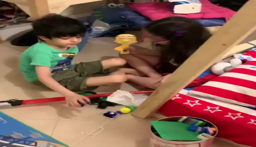 اقدامات جالب پزشکی حنا و آروین دوقلوهای مجید صالحی در قرنطینه 