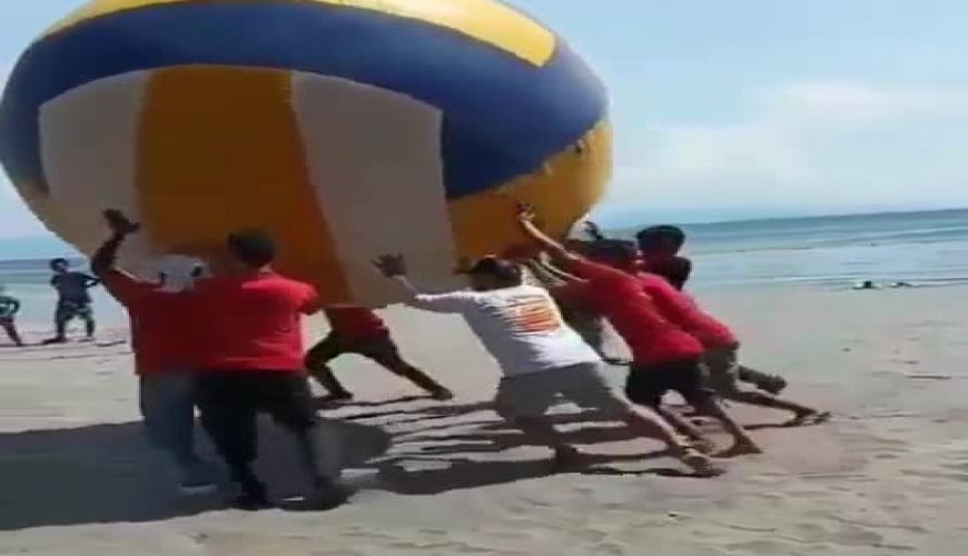 اصل بازی والیبال اینه هر چی دیدید توهم بوده