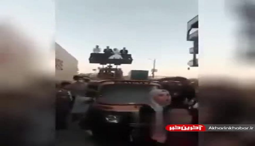 از ترس کرونا ببینید عروس را چطوری به خانه بخت فرستادن