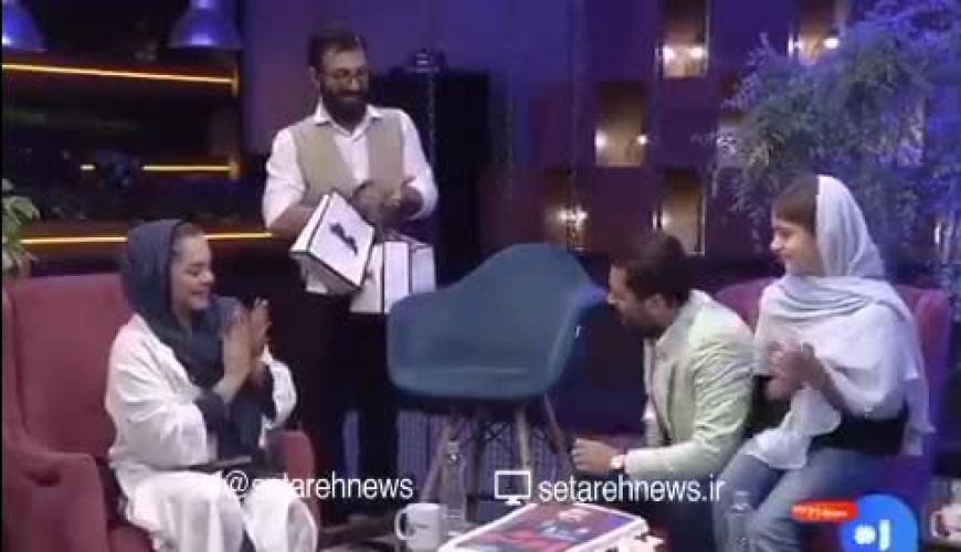 سورپرایز تولد پژمان بازغی با حضور دختر و همسرش، در برنامه زنده
