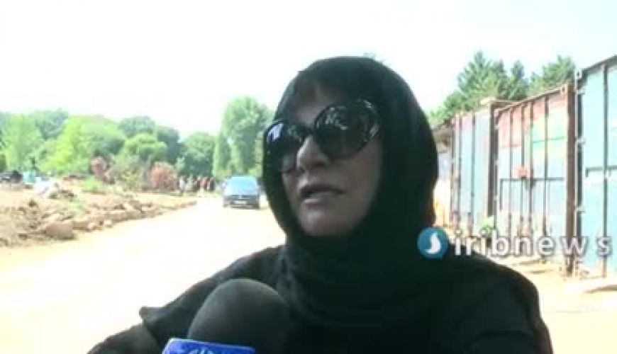حرف های مادر و همسر ماه چهره خلیلی در مراسم خاکسپاری