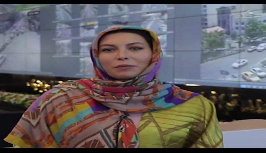 لایو فریبا نادری در مرکز کنترل ترافیک پلیس تهران بزرگ