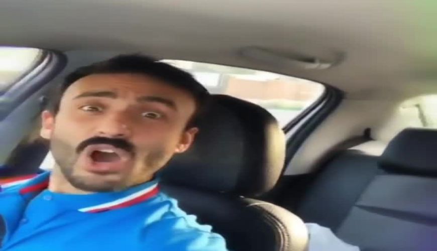 ماشین سواری دریا دشت عروس فاطمه گودرزی و همسرش