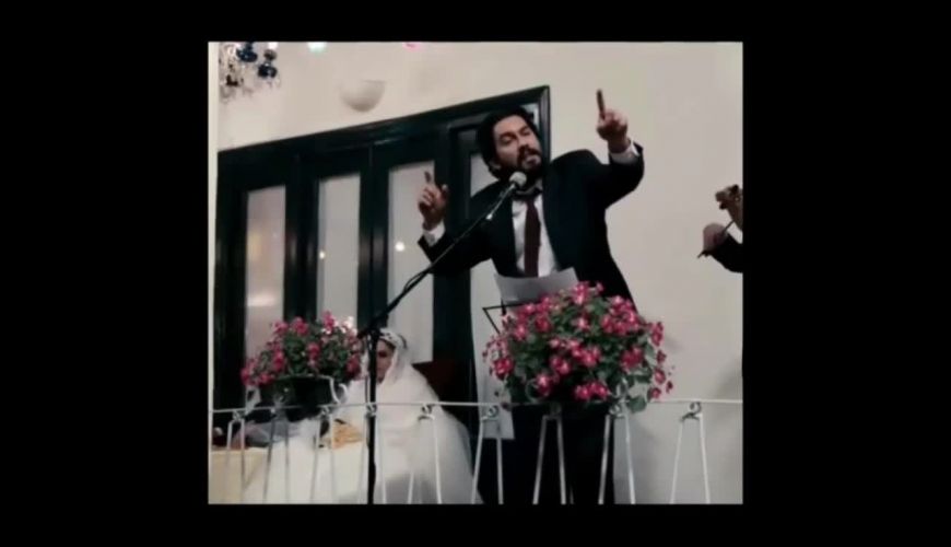 آواز خوانی حامد بهداد بازیگر سریال دل در یک عروسی
