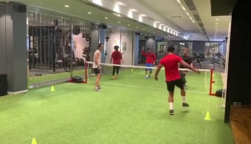 محمدرضا گلزار و علی کریمی در باشگاه ورزشی لاکچری