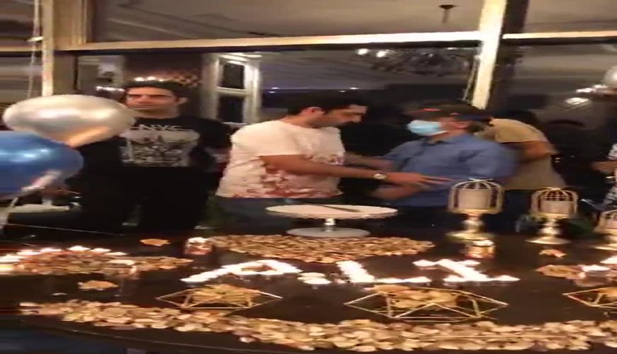 ویدیویی از جشن تولد علی سخنگو با حضور بازیگران دل