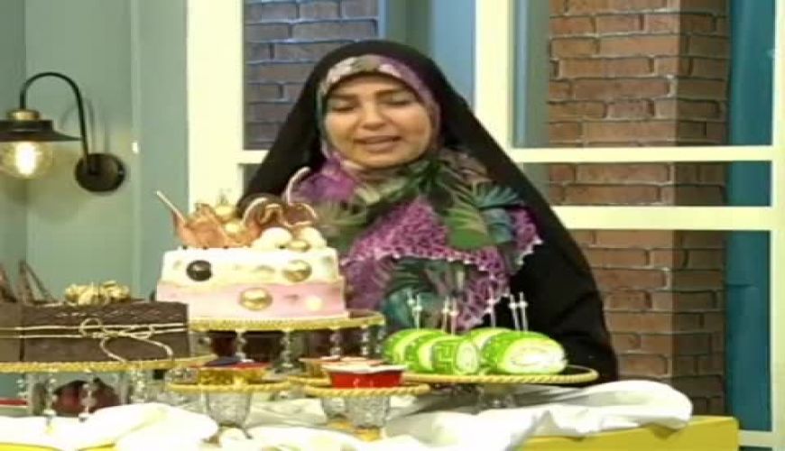 جشن تولد زینب پورابراهیم مجری در محل اجرای برنامه