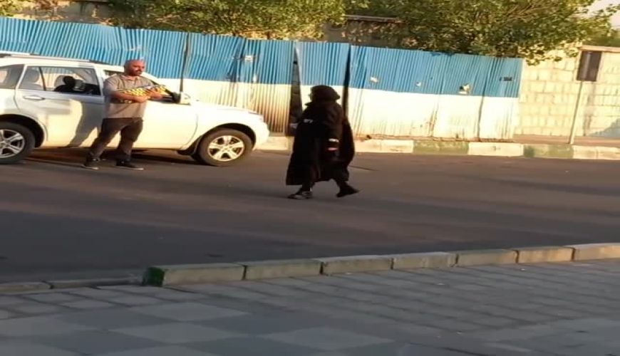 بدکاری مژگان صادقی در صحنه یک فیلم همراه مهدی کوشکی