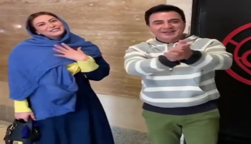 شوخی فریبا نادری با عمو پورنگ، از بچگی عاشق کارهای شما بودم